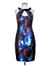 Jax Graphic Blue Cocktail Dress Size 2 - photo 1