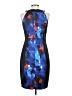Jax Graphic Blue Cocktail Dress Size 2 - photo 2