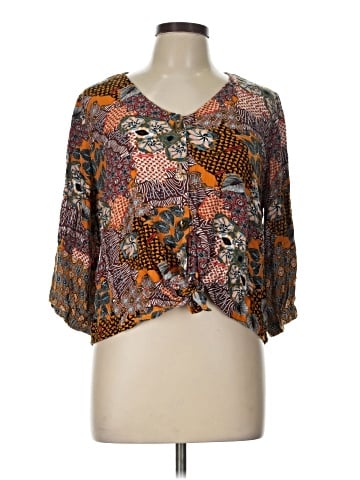 New Directions 3/4 Sleeve Blouse (view 1)