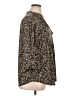 Cocomo Animal Print Brown 3/4 Sleeve Blouse Size 1X - photo 4