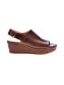 Stuart Weitzman Brown Wedges Size 8 1/2 - photo 1