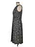 Nine West Print Gray Cocktail Dress Size L - photo 5