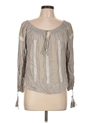 Pookie & Sebastian Long Sleeve Blouse (view 1)