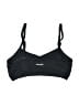 Handful Solid Black Swimsuit Top Size S - photo 2