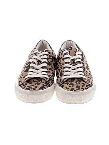 Madewell Sidewalk Low-Top Sneakers in Leopard Print Recycled Canvas (view 2)