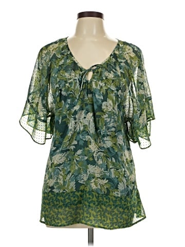 DKNY Jeans Short Sleeve Blouse (view 1)