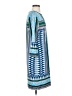 Chico's Print Blue Casual Dress Size S - photo 4