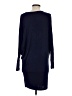 LA Made Solid Blue Casual Dress Size XS - photo 2
