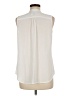 Banana Republic 100% Polyester Ivory Sleeveless Blouse Size Med Petite - photo 2