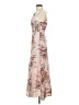 Shein 100% Polyester Floral Tan Casual Dress Size 6 - photo 5