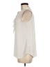 Banana Republic 100% Polyester Ivory Sleeveless Blouse Size Med Petite - photo 5