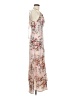 Shein 100% Polyester Floral Tan Casual Dress Size 6 - photo 4