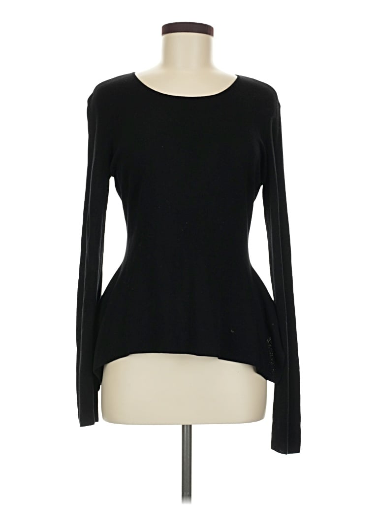 Pre-owned Bcbgmaxazria Pullover Sweater In Black