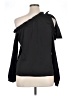 CeCe 100% Polyester Black Long Sleeve Blouse Size XL - photo 2