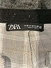 Zara Plaid Gray Dress Pants Size M - photo 7