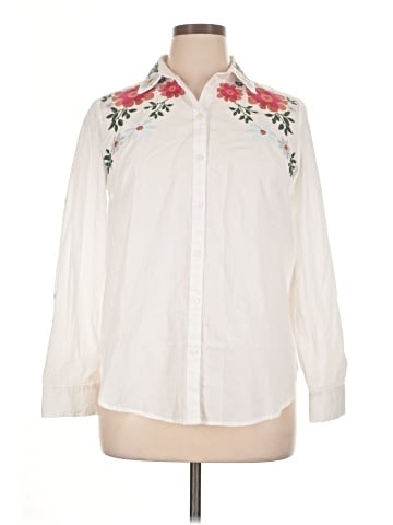Maeve by Anthropologie Long Sleeve Blouse (view 1)