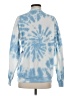 No Boundaries 100% Recycled Polyester Tie-dye Blue Sweatshirt Size XS - photo 2