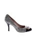 Salvatore Ferragamo Tweed Gray Heels Size 7 1/2 - photo 1