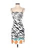 STAUD 100% Polyester Graphic White Cocktail Dress Size 0 - photo 1