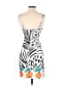 STAUD 100% Polyester Graphic White Cocktail Dress Size 0 - photo 2