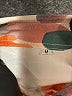 Unbranded 100% Polyester Print Orange Long Sleeve Blouse Size M - photo 7