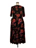 MSK Floral Black Casual Dress Size 2X - photo 2