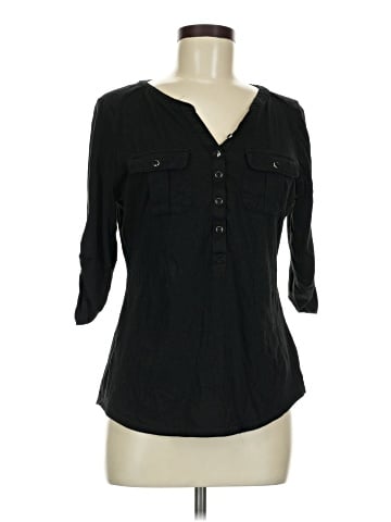 Soho 3/4 Sleeve Button-Down Shirt (view 1)