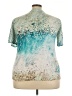 Unbranded Teal Short Sleeve T-Shirt Size 4X - photo 2