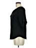 Soho 100% Cotton Black 3/4 Sleeve Button-Down Shirt Size M - photo 5