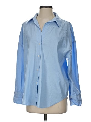 Zara Long Sleeve Button-Down Shirt (view 1)