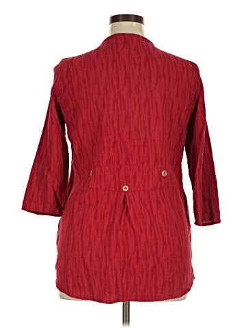 Soft Surroundings 3/4 Sleeve Button-Down Shirt (view 2)
