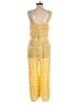 LOFT Beach 100% Rayon Paisley Yellow Jumpsuit Size S - photo 2