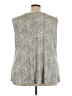 Assorted Brands Silver Sleeveless Blouse Size 3X - photo 2