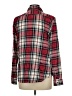 Chaps Plaid Red Long Sleeve Button-Down Shirt Size L - photo 2