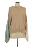 Blu Pepper 100% Cotton Color Block Tan Pullover Sweater Size L - photo 1