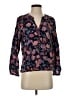 Lucky Brand Blue 3/4 Sleeve Blouse Size S - photo 1