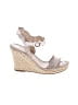 Marc Fisher Silver Wedges Size 7 1/2 - photo 1