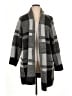 Evolution by Cyrus Plaid Gray Cardigan Size 1X - photo 1