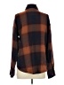 Maurices Plaid Brown Long Sleeve Button-Down Shirt Size XS - photo 2