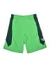 Nike 100% Polyester Color Block Green Athletic Shorts Size M - photo 1