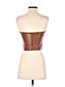 Do & Be 100% Polyester Brown Sleeveless Top Size S - photo 2