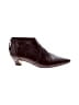 Nine West 100% Leather Burgundy Ankle Boots Size 8 1/2 - photo 1
