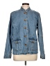 Denim & Co 100% Cotton Blue Denim Jacket Size L - photo 1