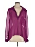Rory Beca 100% Polyester Purple Long Sleeve Blouse Size M - photo 1