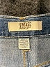 Vintage America Blues 100% Polyester Hearts Blue Jeans Size 6 - photo 7