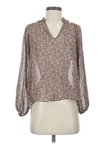 Calypso St. Barth 3/4 Sleeve Silk Top (view 1)