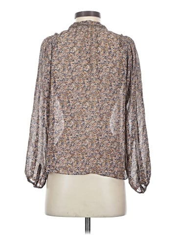 Calypso St. Barth 3/4 Sleeve Silk Top (view 2)