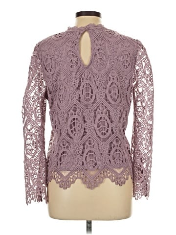 Ultra Pink Long Sleeve Blouse (view 2)