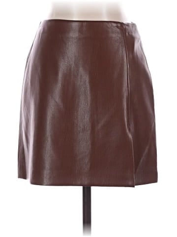 Sunday Best Faux Leather Skirt (view 1)