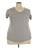 Torrid Gray Short Sleeve T-Shirt Size 3X Plus (3) - photo 1